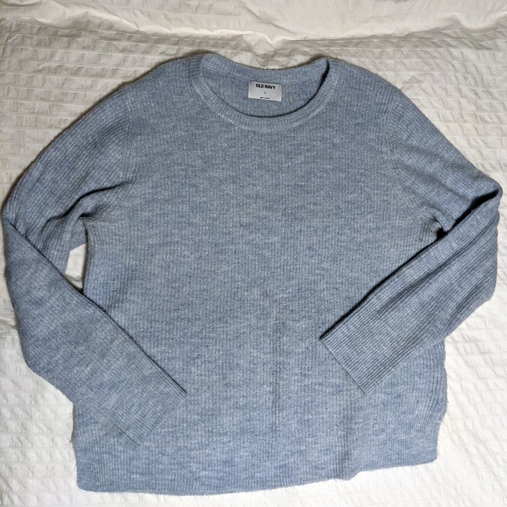 OLD NAVY BABY BLUE CREW NECK SWEATER